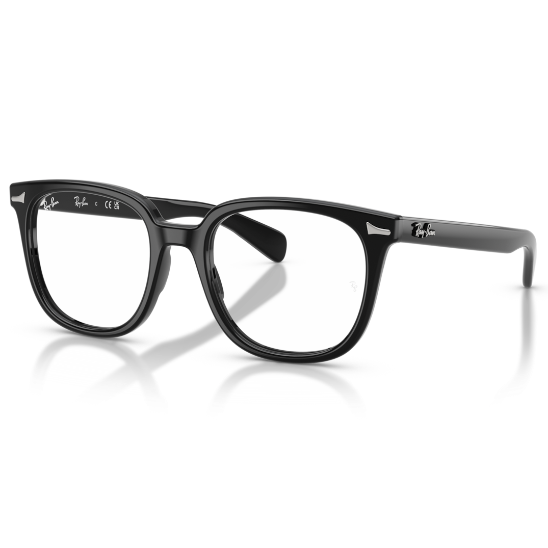 【RayBan】RB5535F 2000-53mm 方框光學眼鏡♦(黑色)