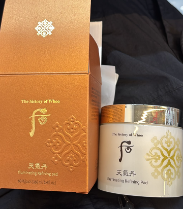AB261017-G53-The History of Whoo 天氣丹 華炫光澤拋光棉片正裝（磨光棉片）(60 片 / 160 ml)-EXP:28/29