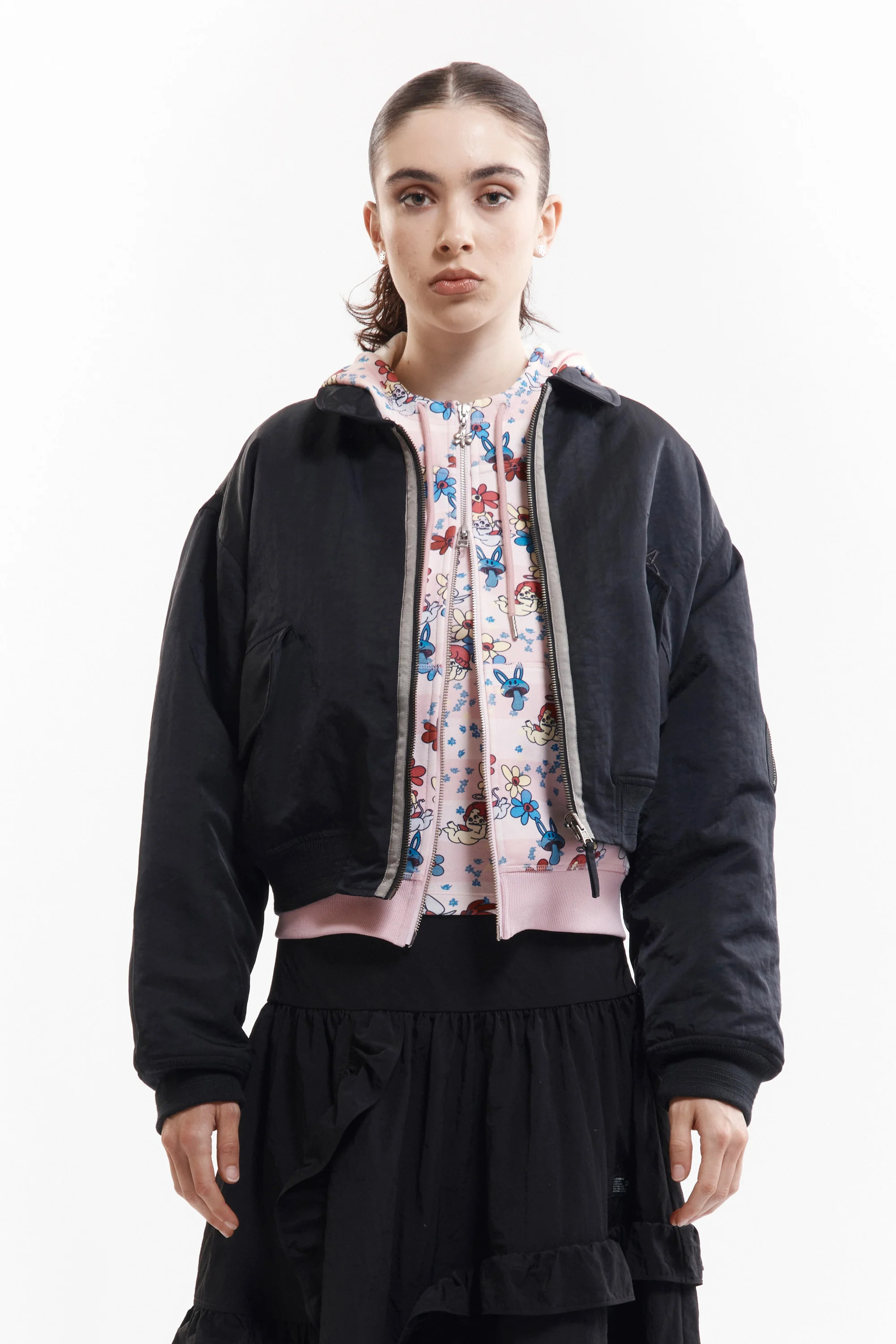 P.A.M.｜THE WAVE FIELD REVERSIBLE FLIGHT JACKET "BLACK"