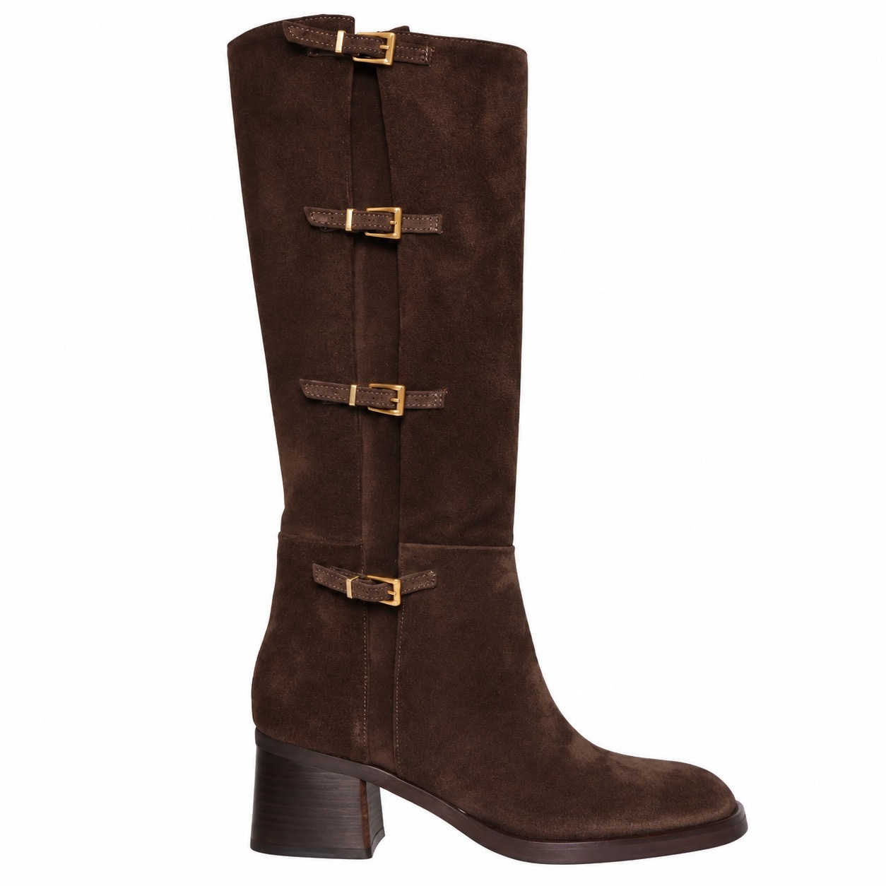 1CT1017-005 [CHANTAL] Crosta Pepe 50 Cuoio Moro 長靴 啡色 #3215 (EU)