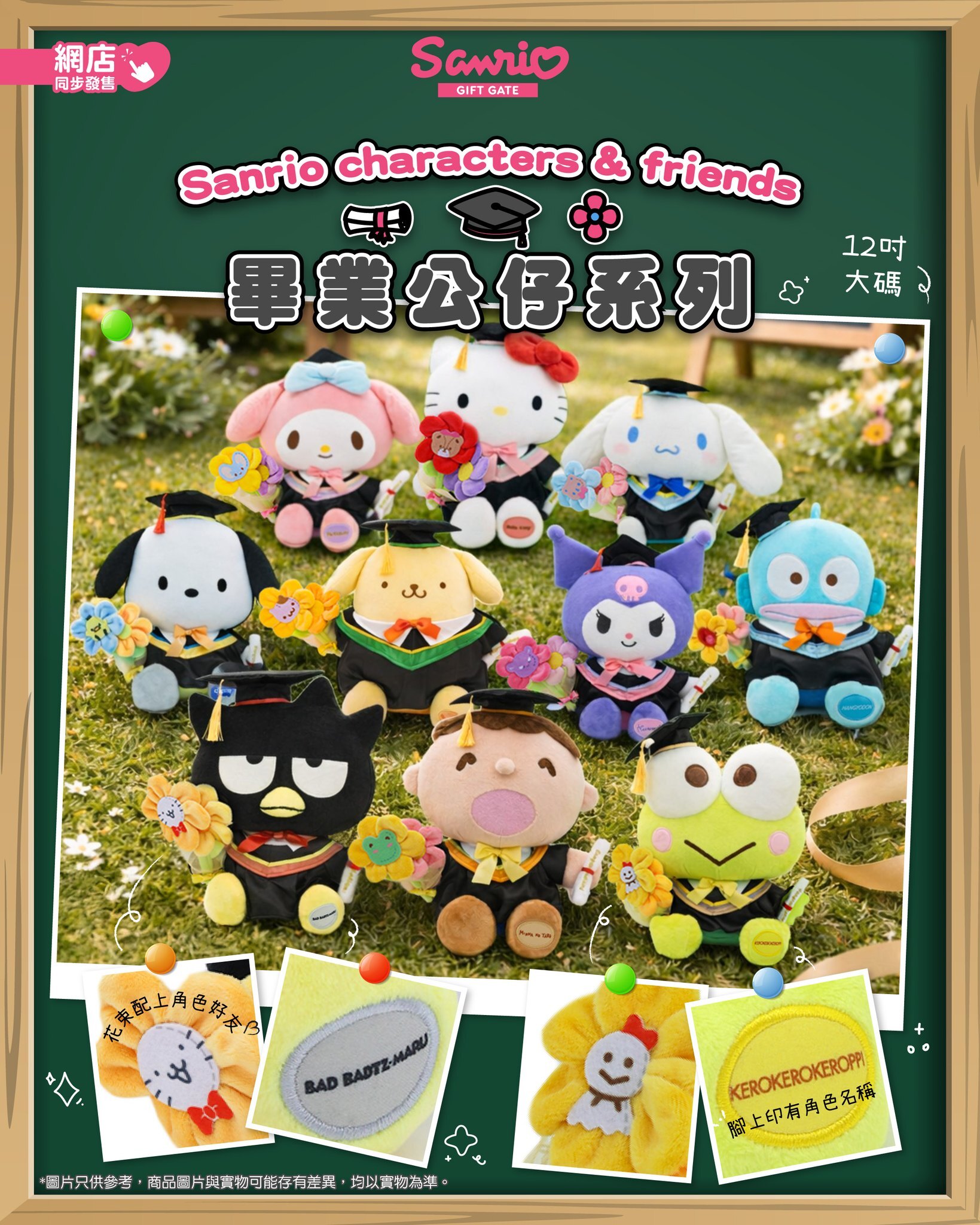 Sanrio Characters 畢業公仔 現貨