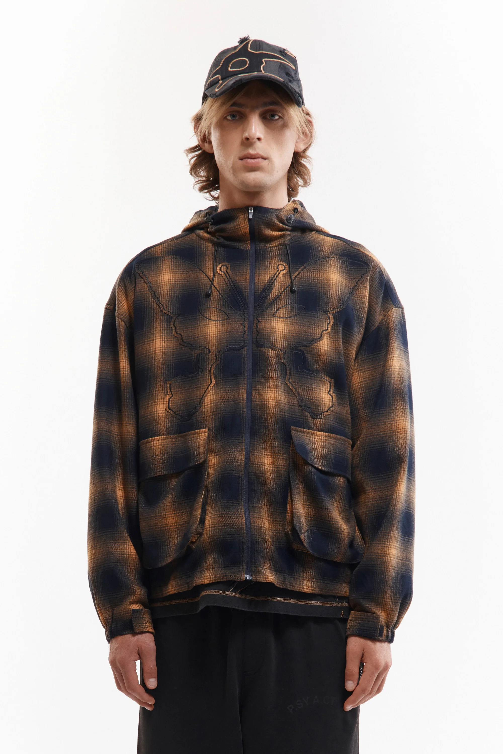 P.A.M.｜SOUTH COVE KOSMIC HOODED JACKET "CHECK"