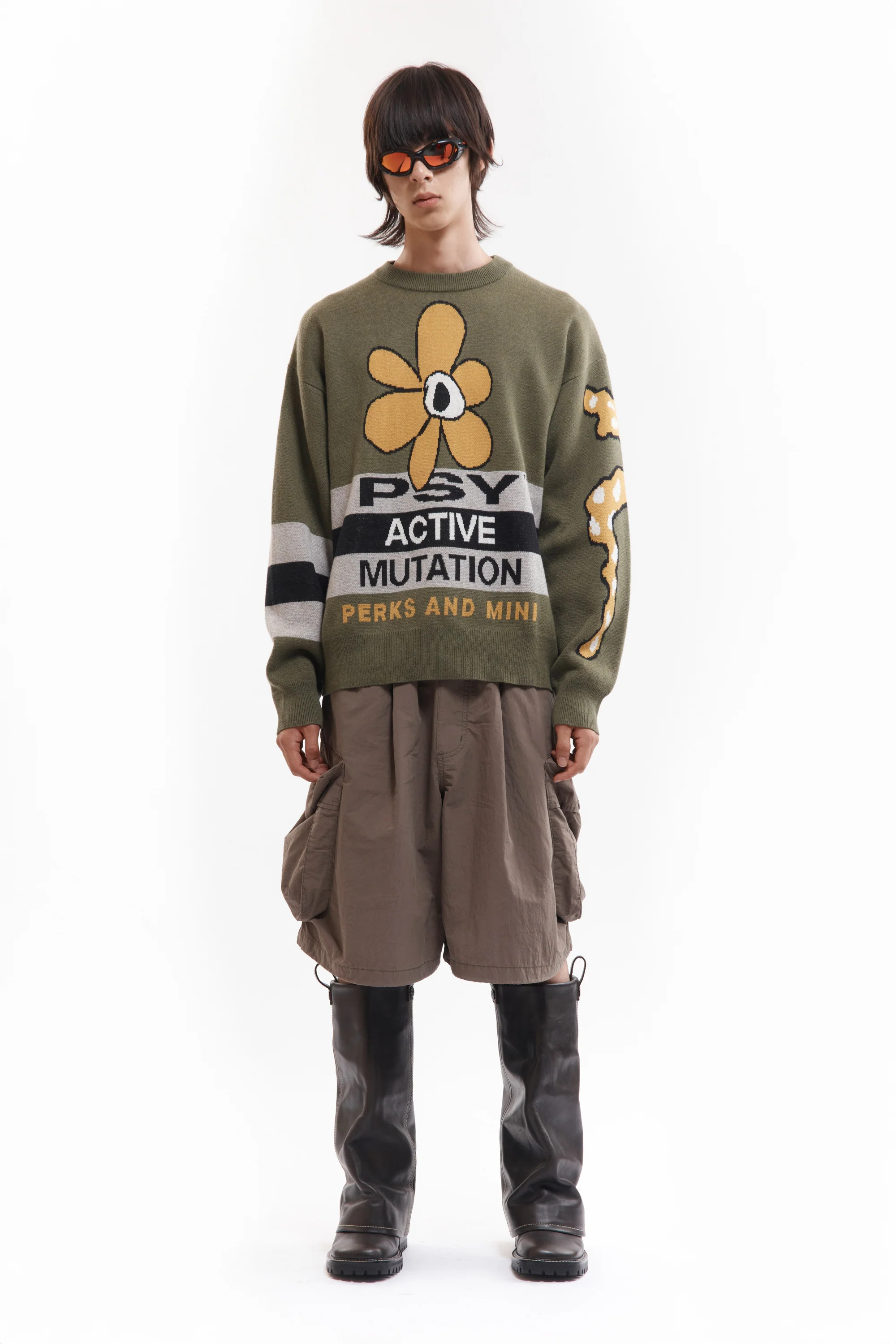 P.A.M.｜WORLD MELT KNIT CREWNECK "MULTI"