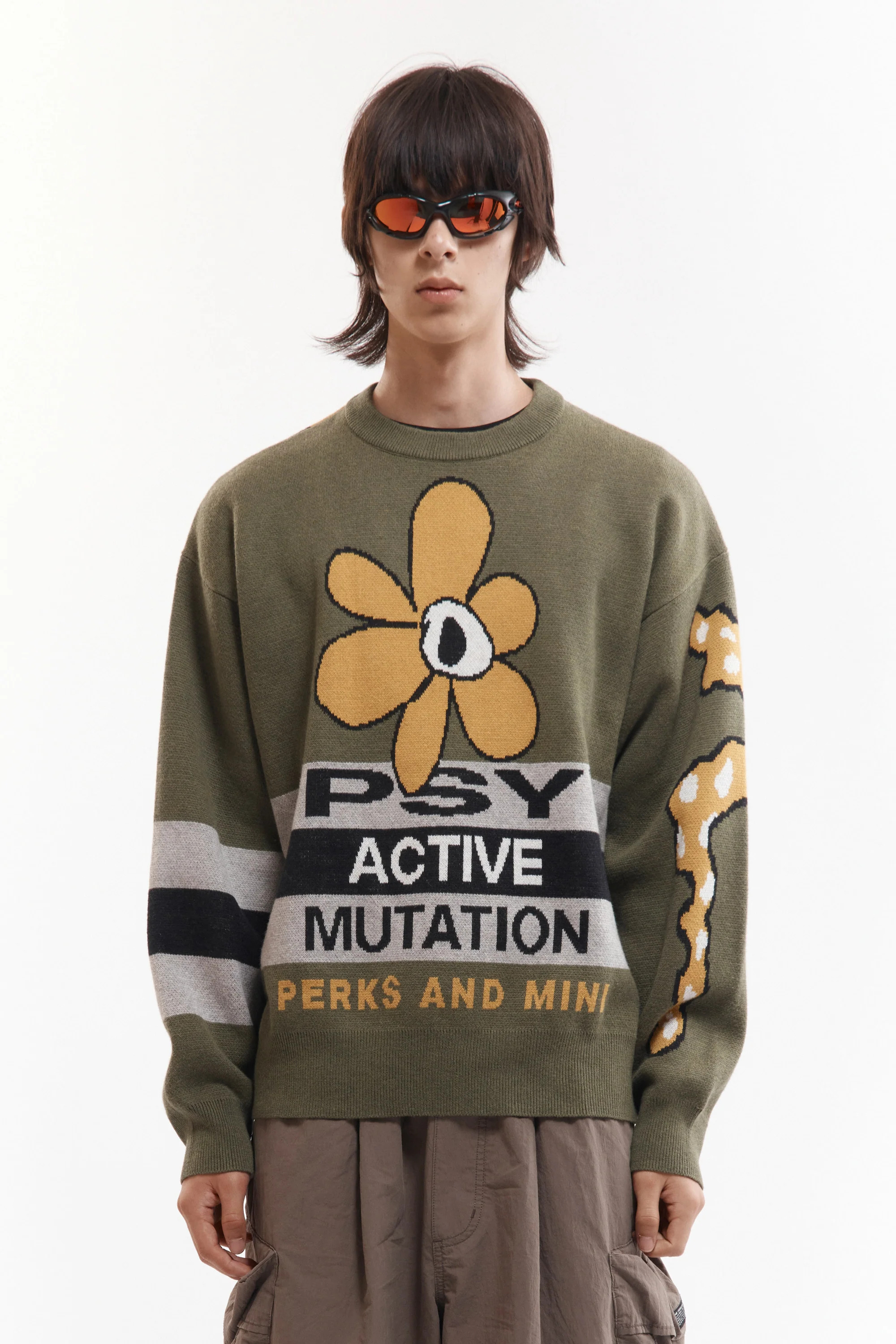 P.A.M.｜WORLD MELT KNIT CREWNECK "MULTI"