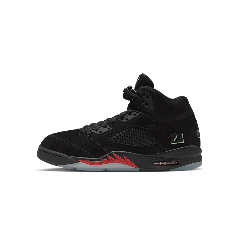 Air Jordan 5 Retro "Halloween" 萬聖節 夜光底 幽靈黑 2026 麂皮 男鞋 HQ7978-001 [台灣現貨]