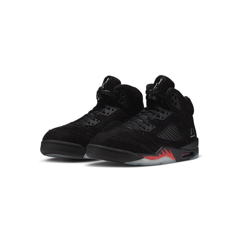 Air Jordan 5 Retro "Halloween" 萬聖節 夜光底 幽靈黑 2026 麂皮 男鞋 HQ7978-001 [台灣現貨]