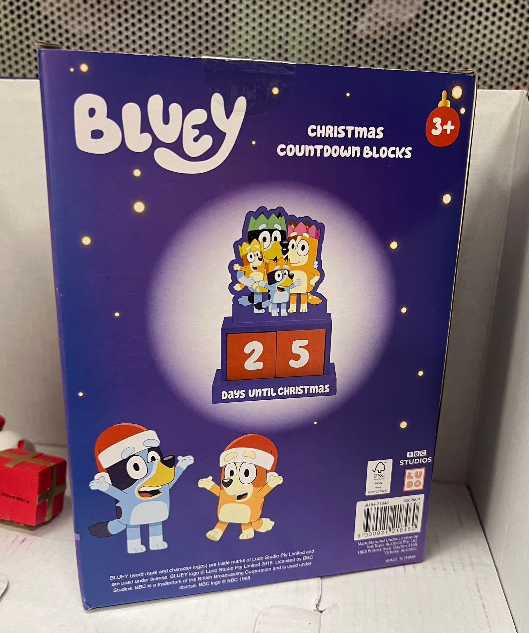 澳洲連線🇦🇺🎄 Bluey倒數裝飾
