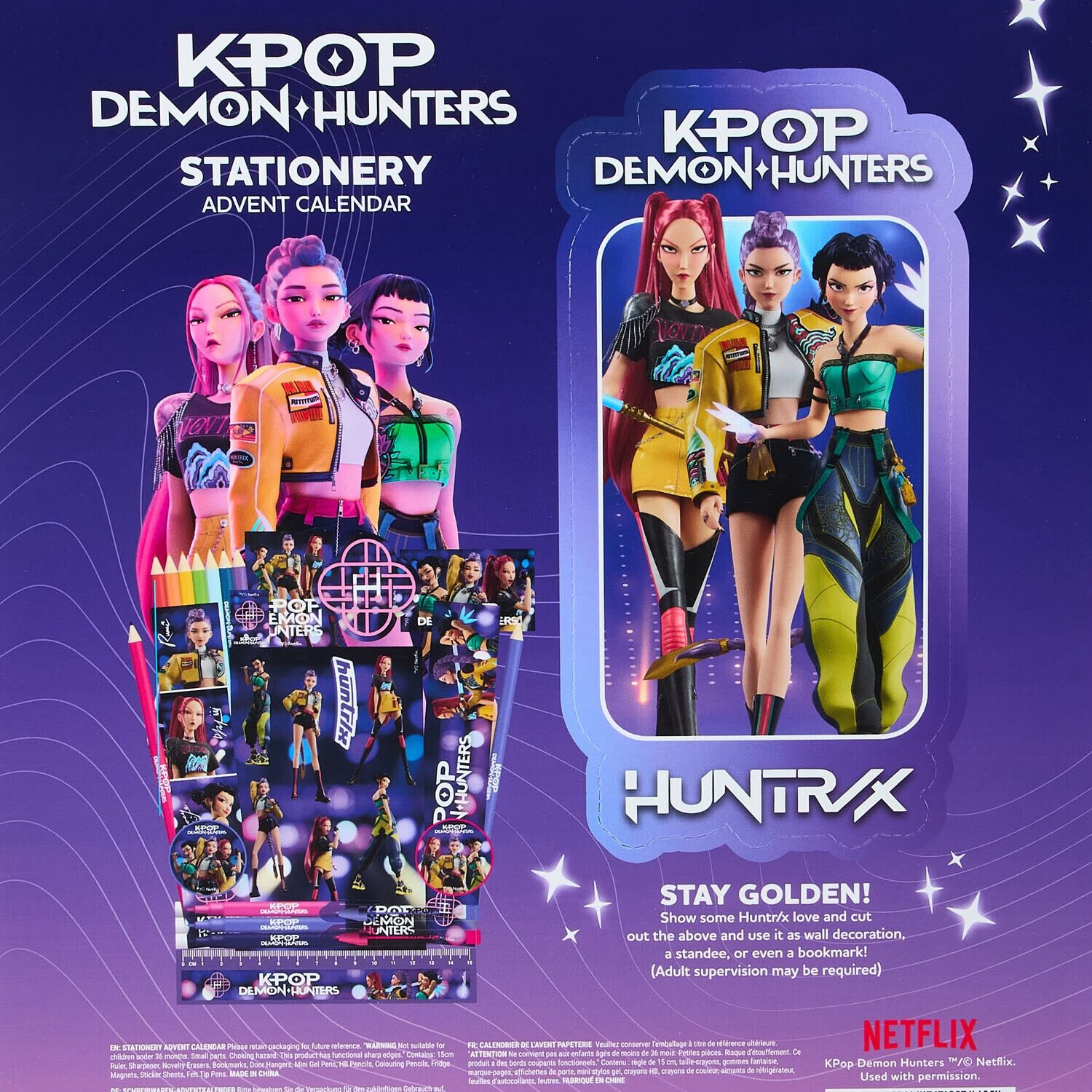 🇬🇧英國連線🇬🇧 聖誕🎄✨ Kpop Demon Hunters 文具倒數日曆