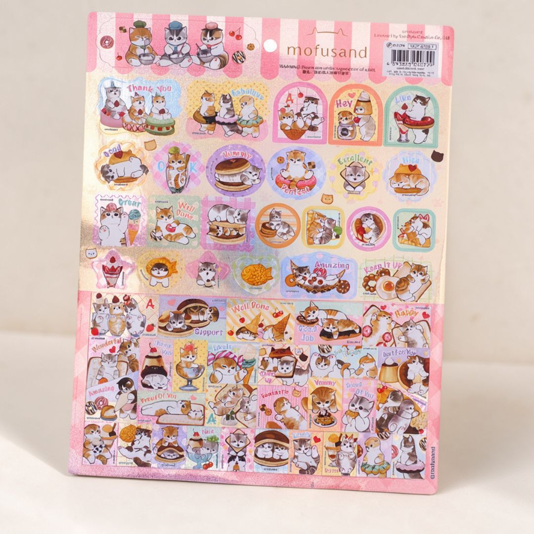 Mofusand Laser Paper Sticker
