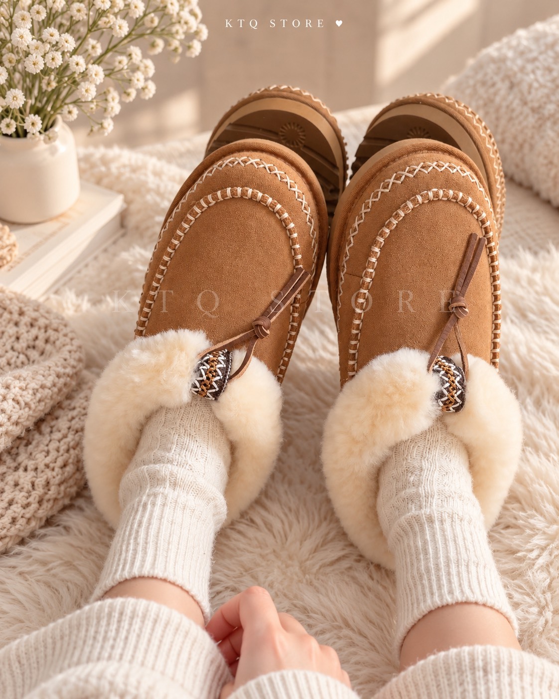 KTQ STORE ‧UGG Alpine 阿爾派 加絨保暖短筒雪地靴 女款 栗色1158258-CHE