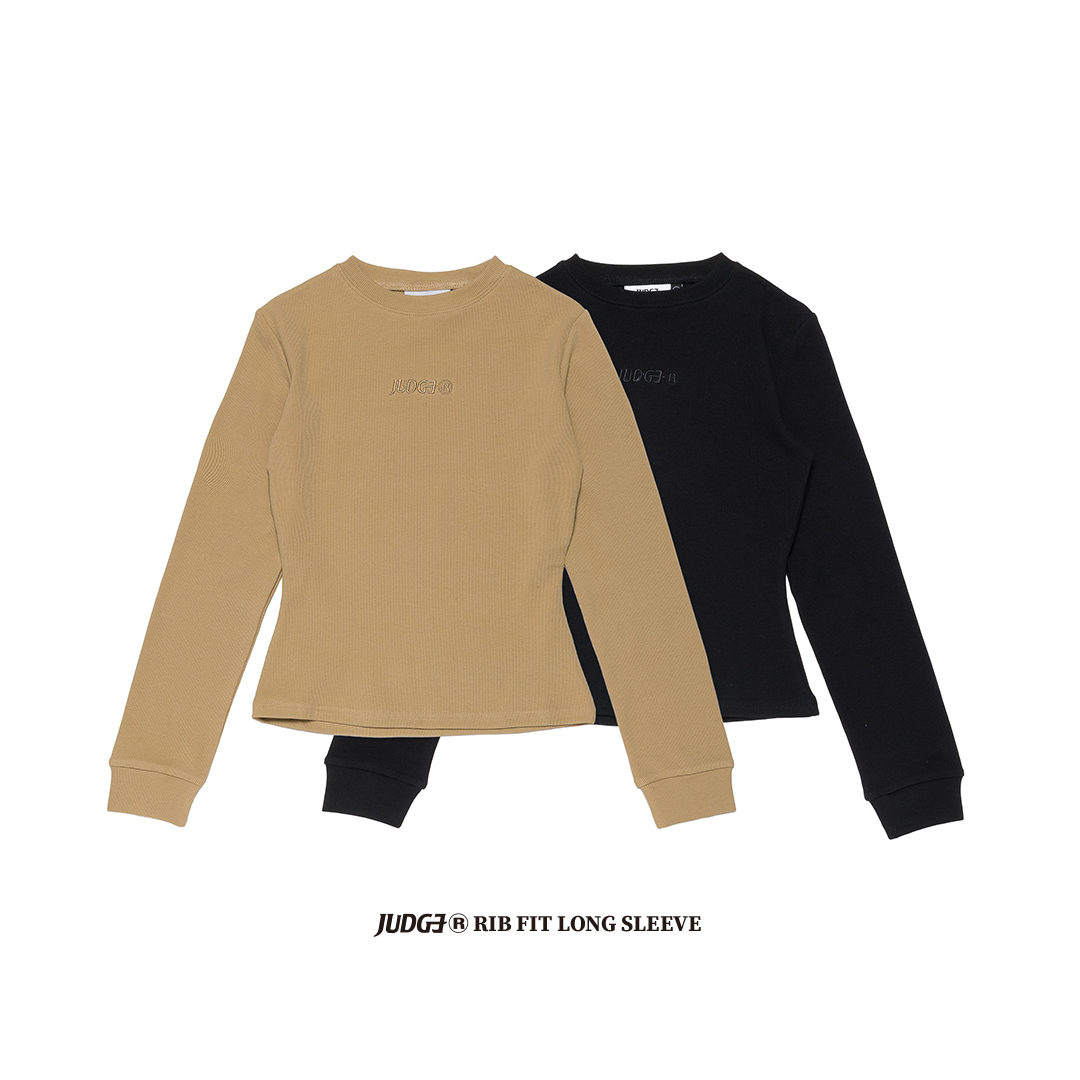 JUDGE®️RIB FIT LONG SLEEVE