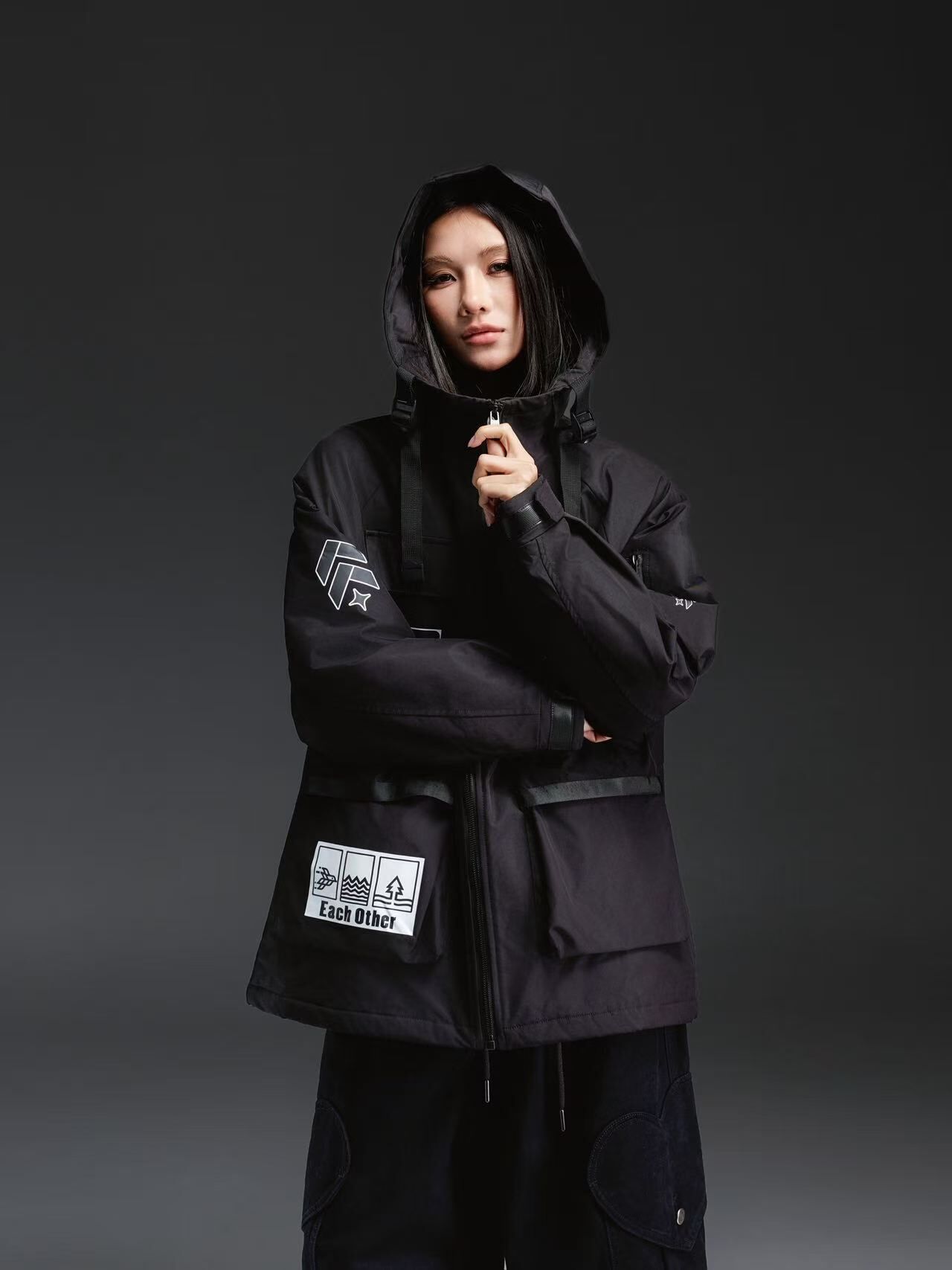 1019GZ01-GZTRIP-TUOGU-Padded Jacket (A1 Black)