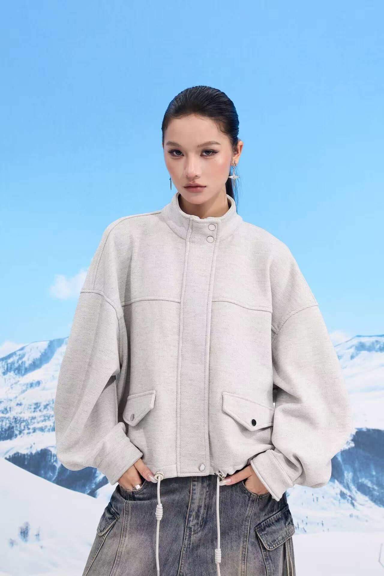 1019GZ10-GZTRIP-TUOGU-Jacket (A10 Light Grey)