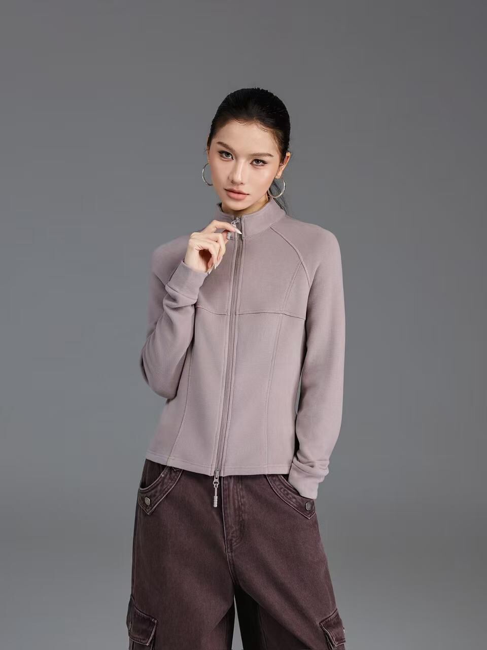1019GZ15-GZTRIP-TUOGU-Base Layer Top (A15 Elephant Grey / B15 Space Grey)