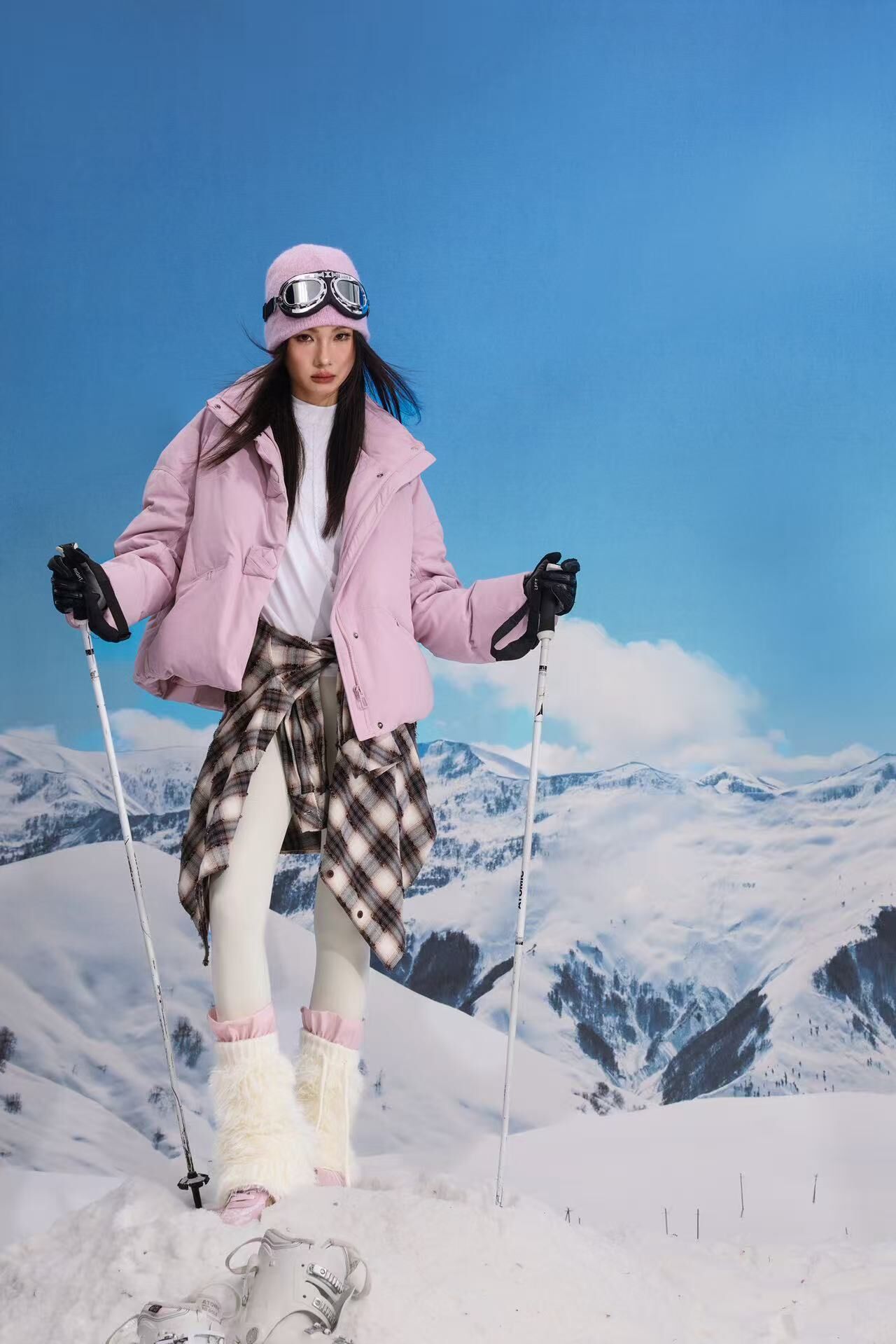 1019GZ16-GZTRIP-TUOGU-Down Jacket (A16 Almond Beige / B16 Lotus Pink)