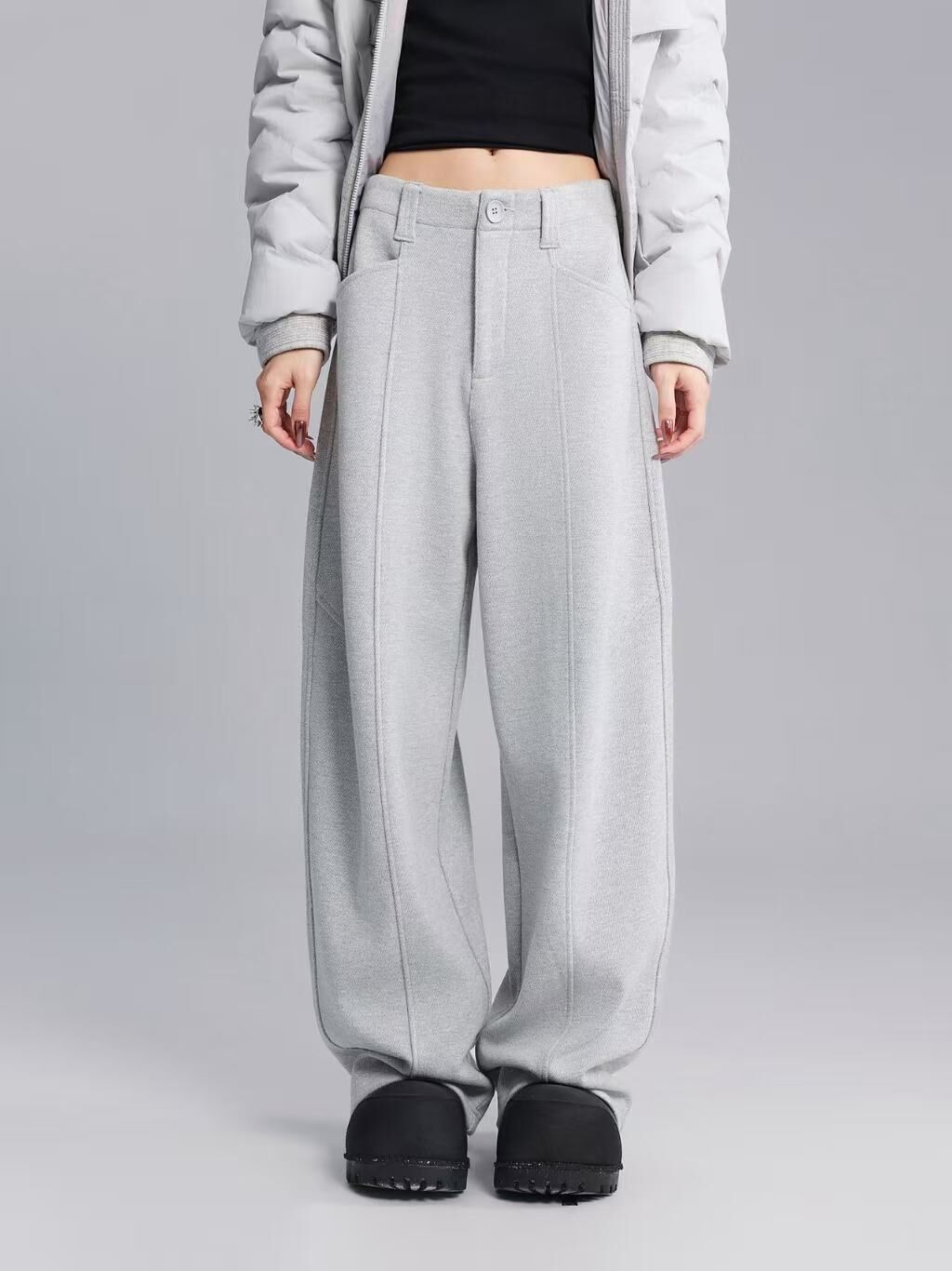 1019GZ19-GZTRIP-TUOGU-Casual Pants (A19 Heather Grey)