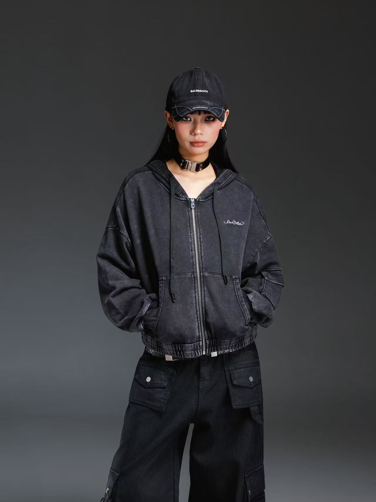 1019GZ25-GZTRIP-TUOGU-Jacket (A25 Graphite Black)