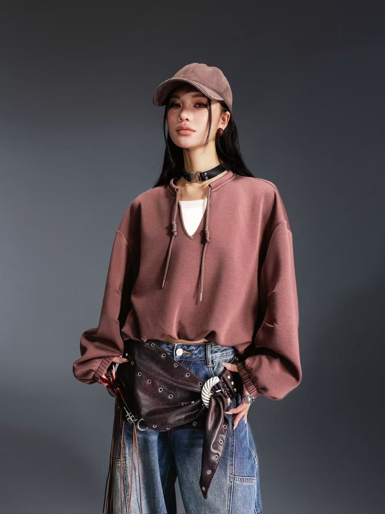 1019GZ27-GZTRIP-TUOGU-T-Shirt / Pullover (A27 Black / B27 Champagne Brown)