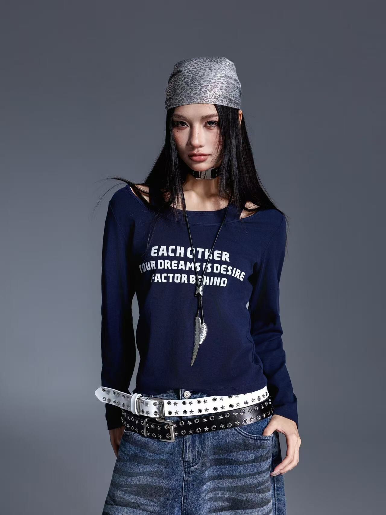 1019GZ35-GZTRIP-TUOGU-T-Shirt / Pullover (A35 Iced Americano Brown / B35 Midnight Blue)