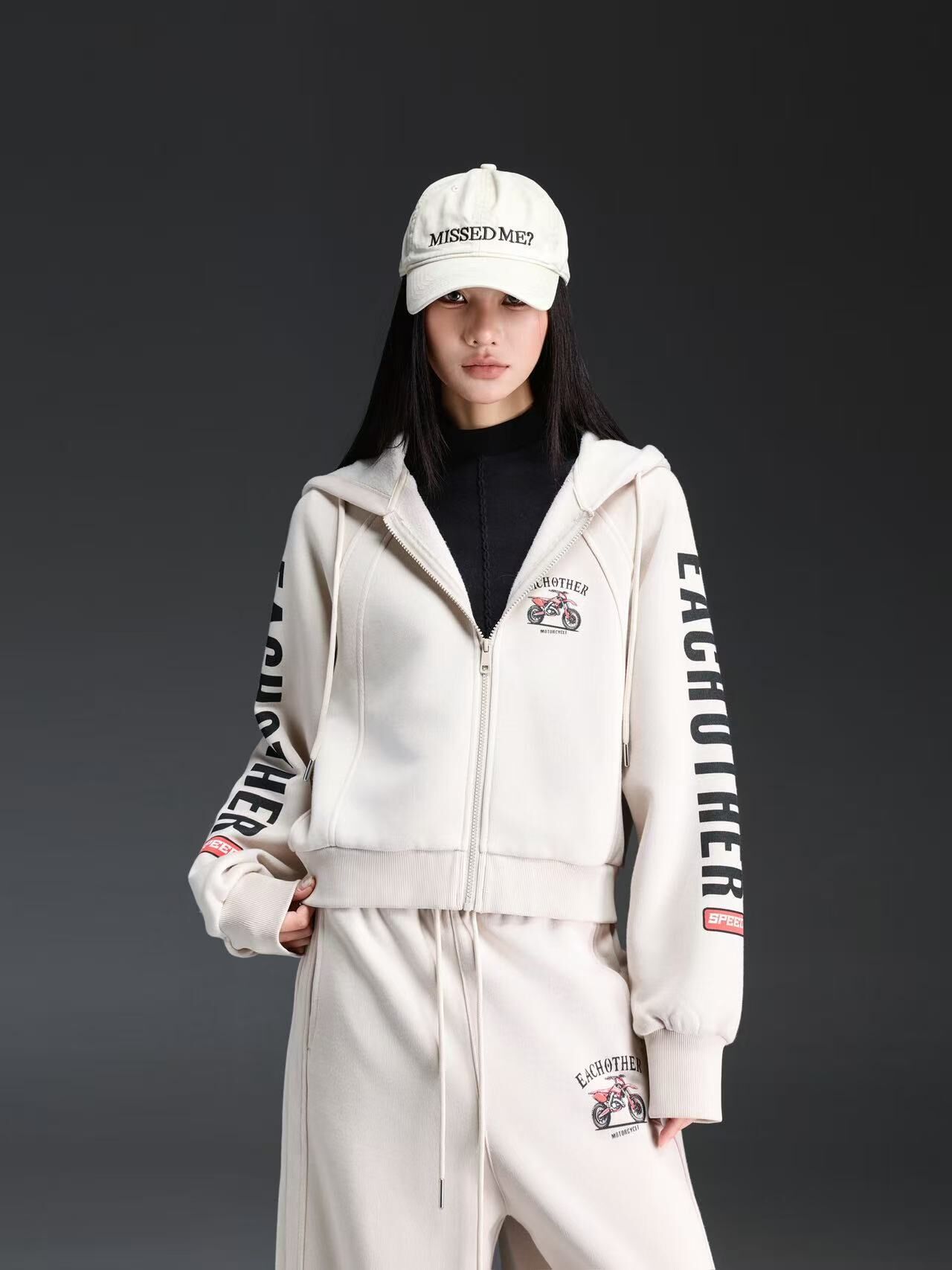 1019GZ37-GZTRIP-TUOGU-Jacket (A37 Almond Beige / B37 Heather Grey / C37 Peach Pink)