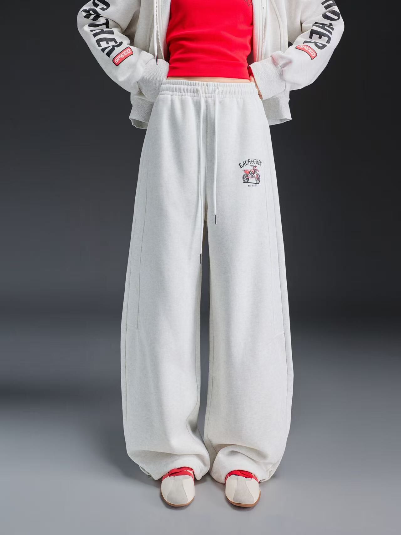 1019GZ38-GZTRIP-TUOGU-Casual Pants (A38 Almond Beige / B38 Heather Grey / C38 Peach Pink)