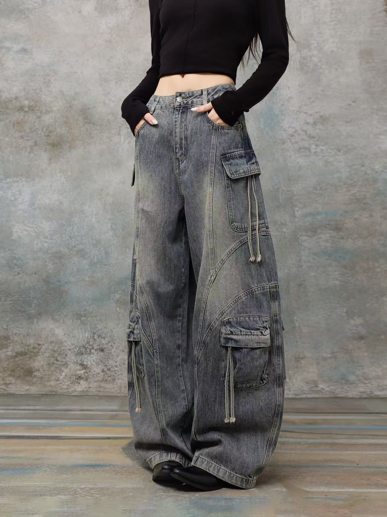 1019GZ42-GZTRIP-TUOGU-Jeans (A42 Denim Blue)