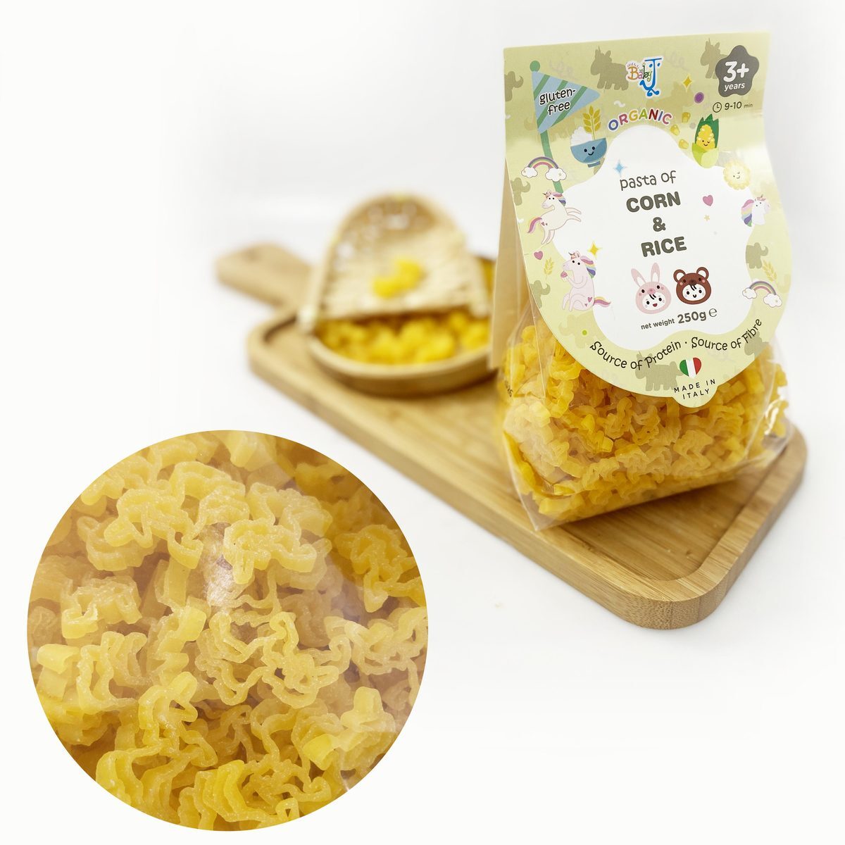 意大利有機無麩質動物通粉-獨角獸250G/包*12