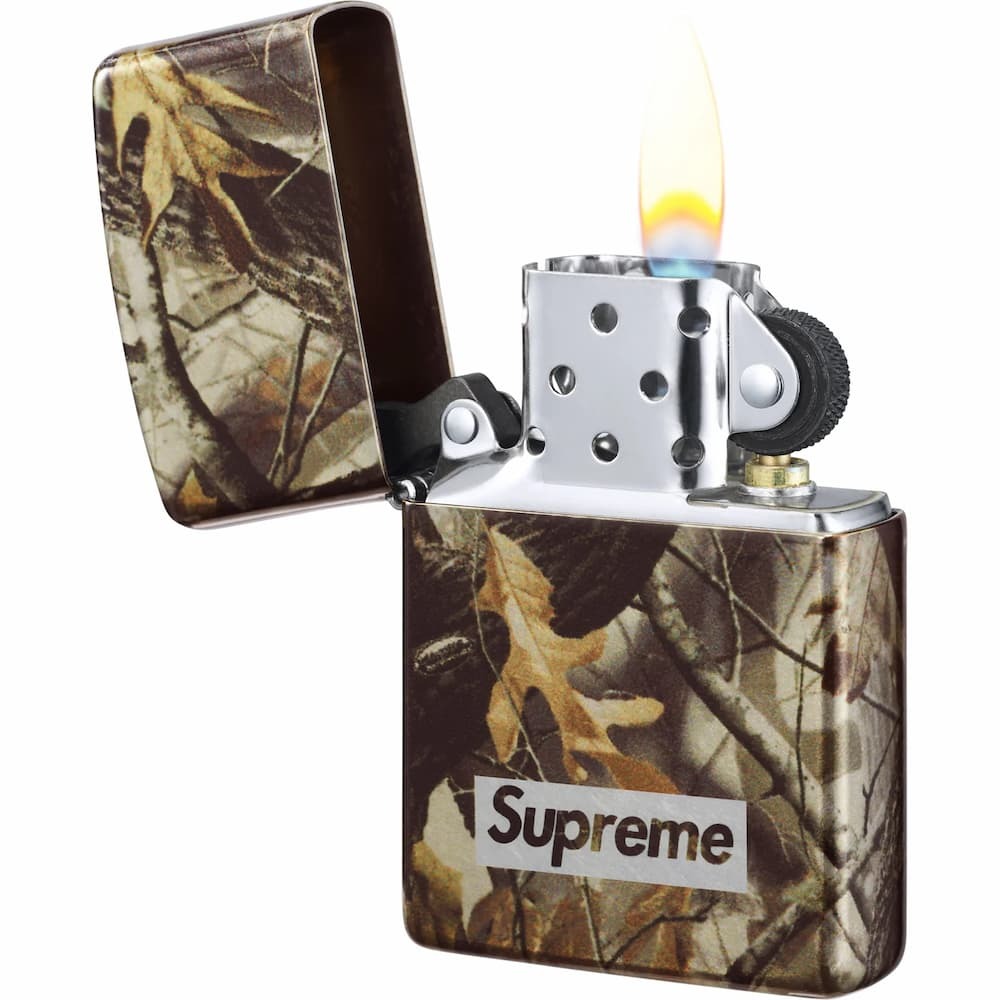 現貨┃Supreme® Camo Logo Zippo 落葉迷彩 打火機