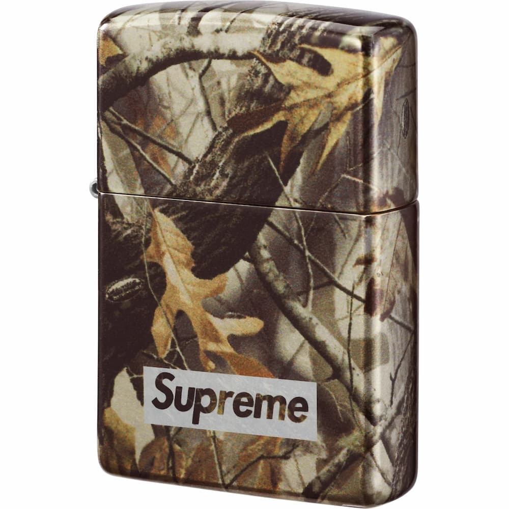 現貨┃Supreme® Camo Logo Zippo 落葉迷彩 打火機