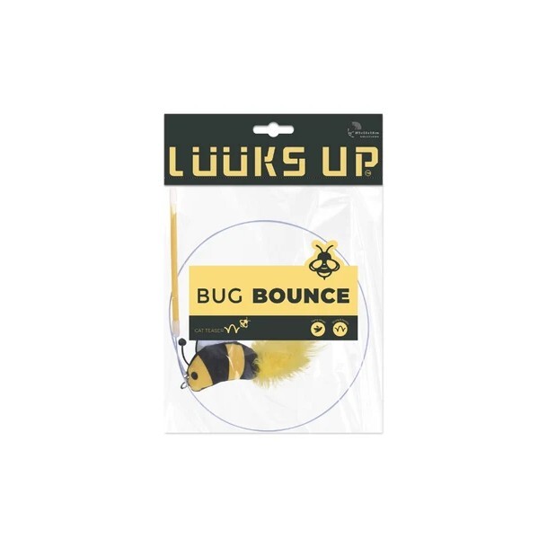 Luuks up - Bug Bounce Cat Teaser - Yellow Bee
