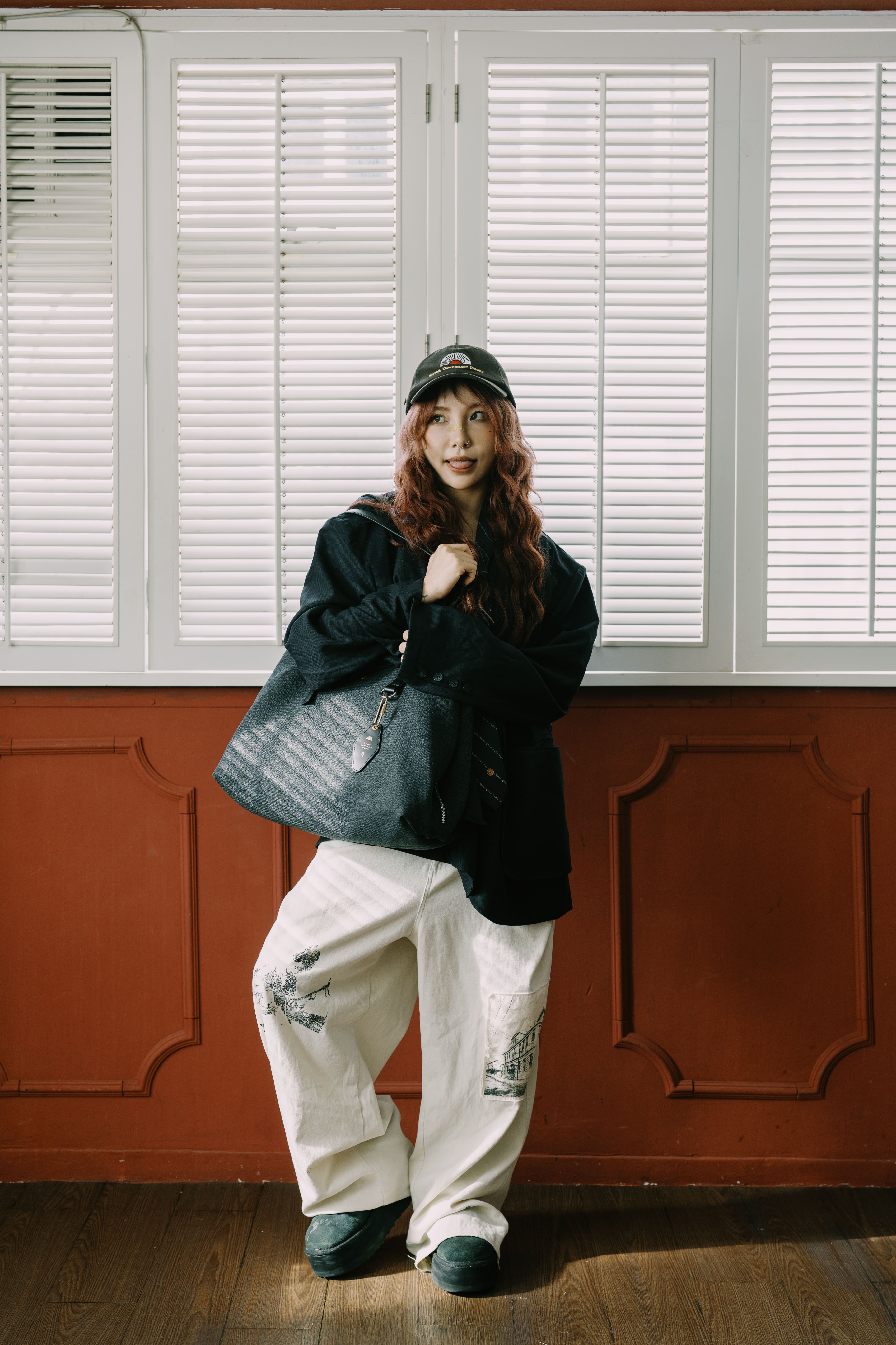 【pre-order】SHOWA C.D Linen Bag｜Dark Grey｜Hong Kong Original Design