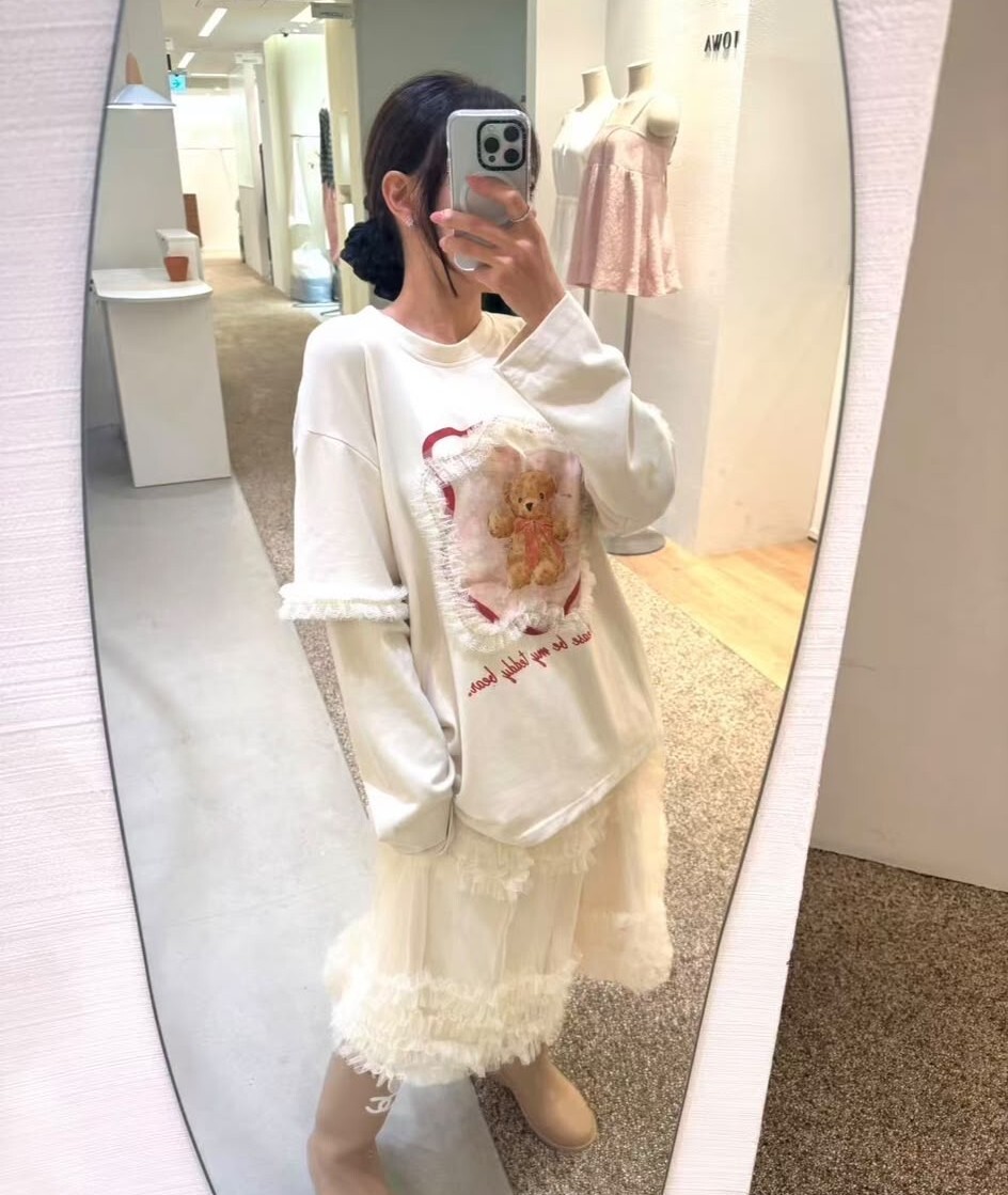 CE01 bear 衞衣 胸50 -60  長26 .5   $509