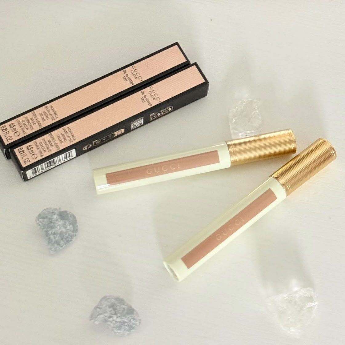 Gucci - Glow Oil-in-Water Tint 傾色水漾唇釉  #226  Emma Rosedust