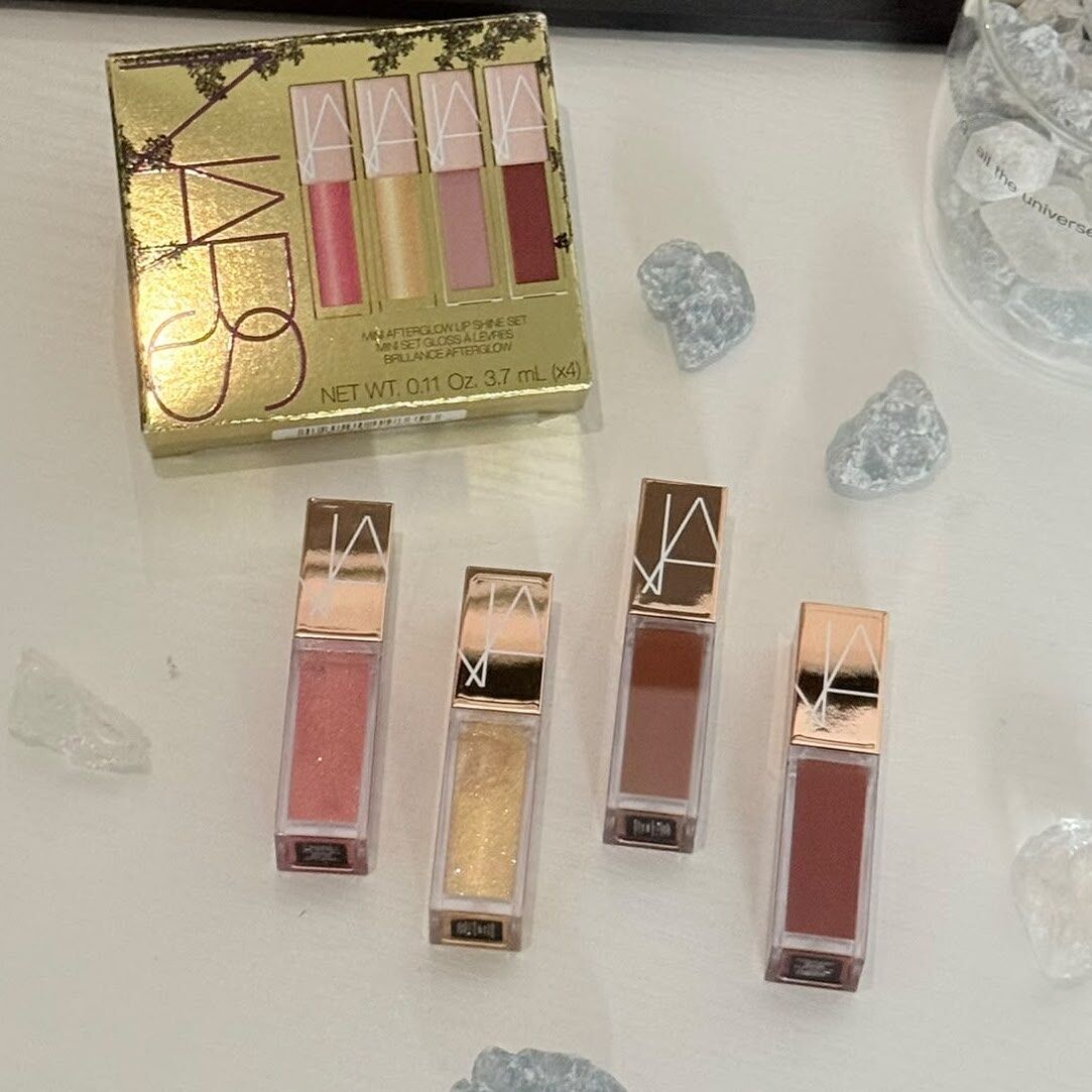 NARS - Mini Afterglow Lip Shine Set 節日限定迷你悅光唇彩套裝 3.7mL x 4