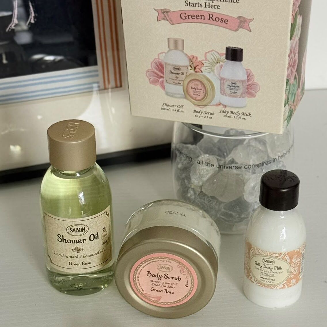 Sabon - Welcome Kit #green rose
