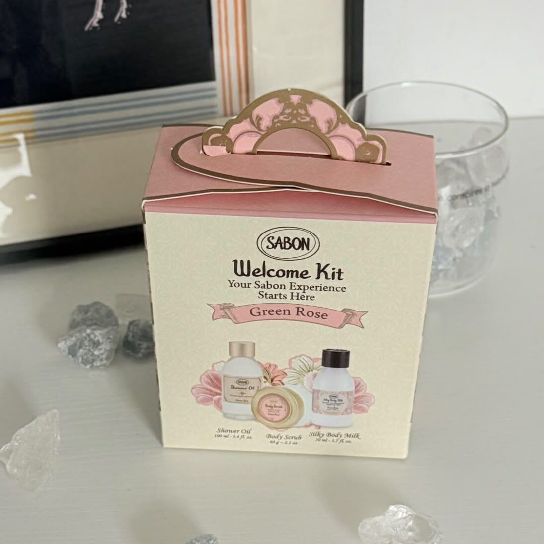 Sabon - Welcome Kit #green rose