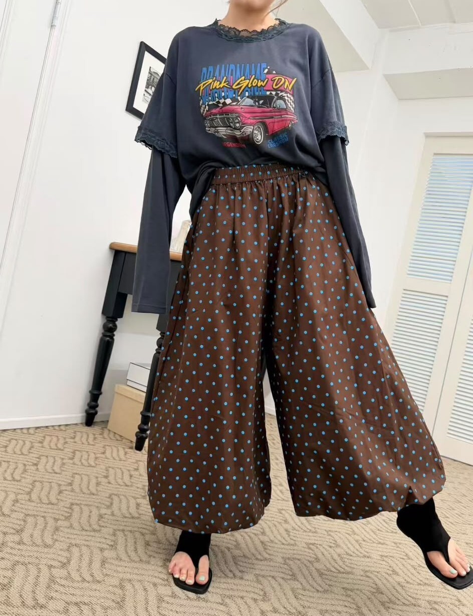 【限量】CE39   下身 波點褲 腰26-42 HIP60 長35 $499 (1口價)