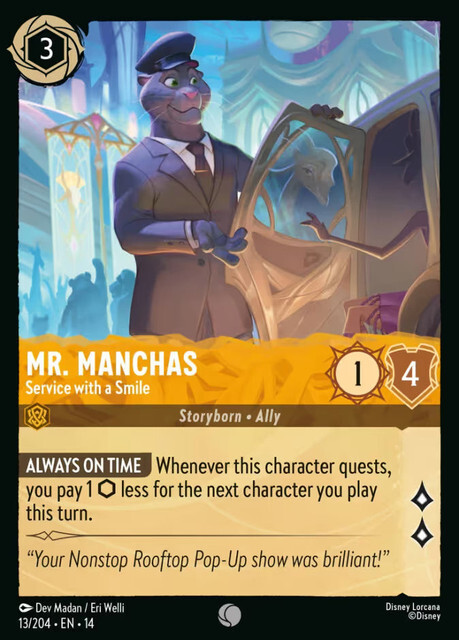 Hyperia City - 13/204 Mr. Manchas – Service with a Smile C