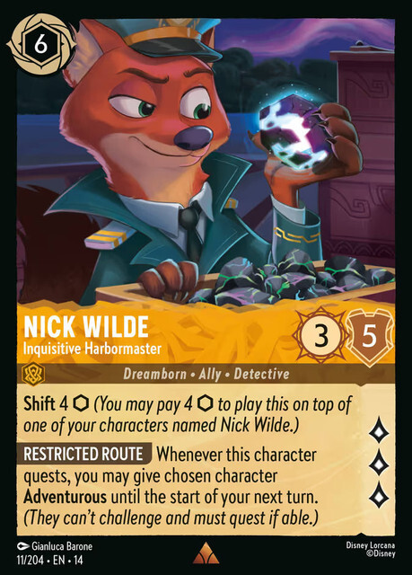 Hyperia City - 11/204 Nick Wilde – Inquisitive Harbormaster R