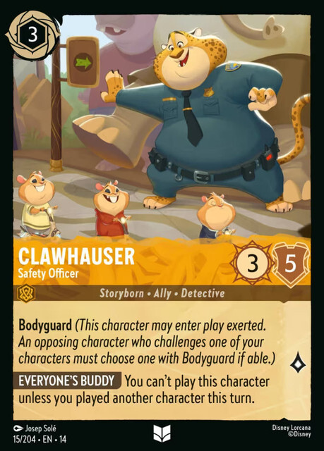 Hyperia City - 15/204 Clawhauser – Safety Officer UC