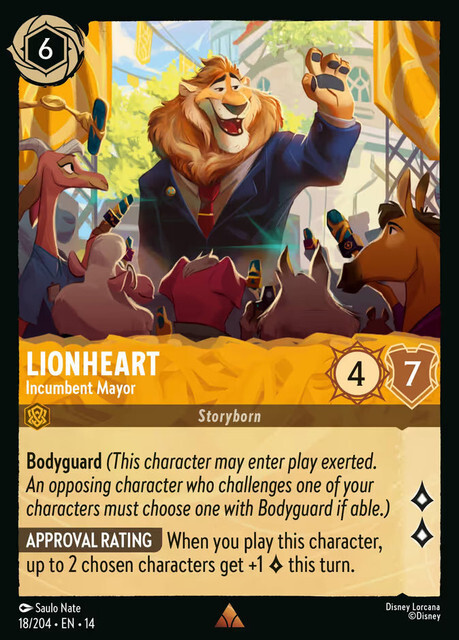 Hyperia City - 18/204 Lionheart – Incumbent Mayor R