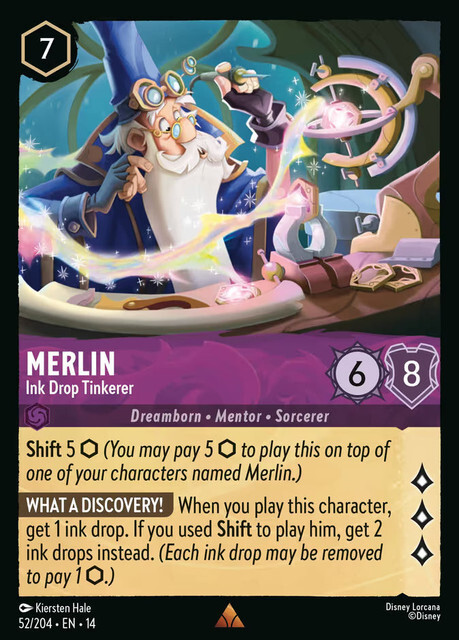 Hyperia City - 52/204 Merlin – Ink Drop Tinkerer R