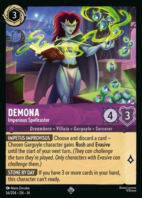 Hyperia City - 56/204 Demona – Imperious Spellcaster SR