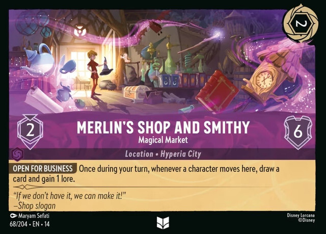 Hyperia City - 68/204 Merlin's Shop and Smithy – Magical Market UC