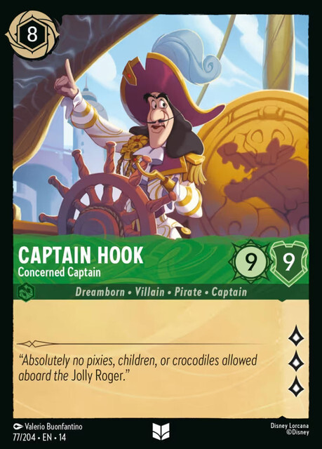 Hyperia City - 77/204 Captain Hook – Concerned Captain UC