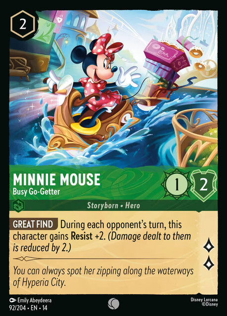 Hyperia City - 92/204 Minnie Mouse – Busy Go-Getter C