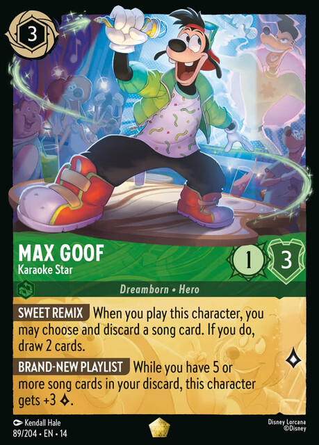 Hyperia City - 89/204 Max Goof – Karaoke Star L
