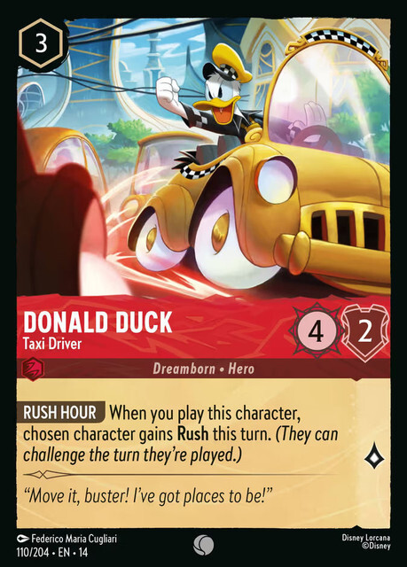 Hyperia City - 110/204 Donald Duck – Taxi Driver C