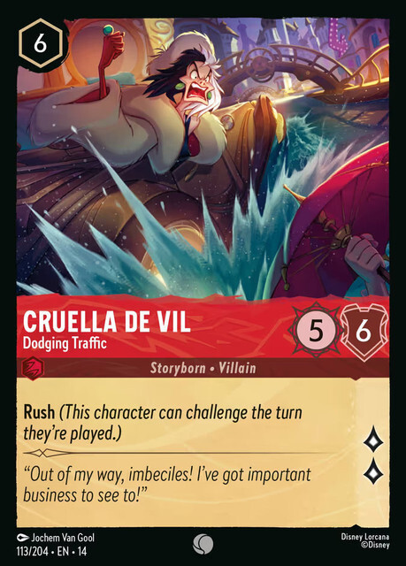 Hyperia City - 113/204 Cruella De Vil – Dodging Traffic C