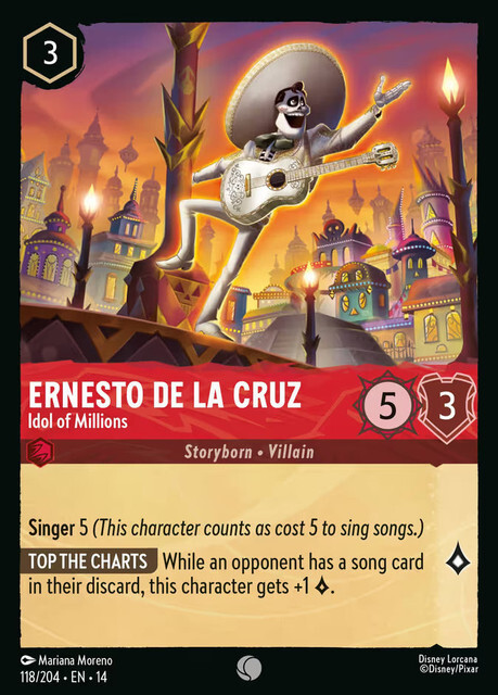Hyperia City - 118/204 Ernesto de la Cruz – Idol of Millions C